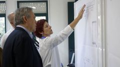 Un momento de la presentaci�n del proyecto.