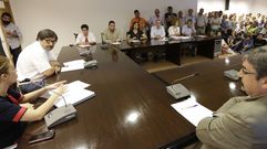 Pleno en el Ayuntamiento de Mi�o 