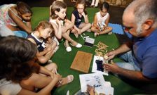 Los inventos centraron los obradoiros para ni�os de la edici�n de la fiesta medieval del 2013. 