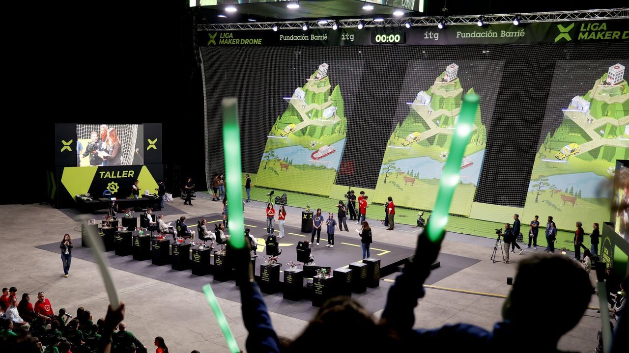 Escolares de toda Galicia competirán el viernes en la gran final de la Liga Maker Drone