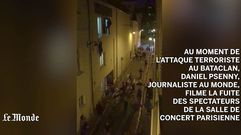 La huida de las v�ctimas de Bataclan