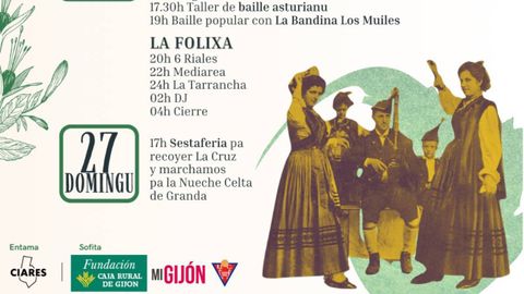 Cartel de las fiestas de Ceares 2025