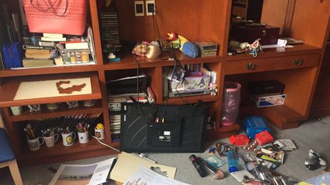 La casa de Marcelino Torres tras el terremoto