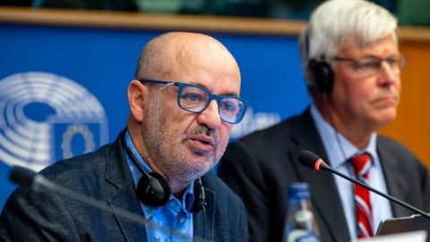 Basilio Otero, presidente de la Federaci&oacute;n Nacional de Cofrad&iacute;as de Pescadores y patr&oacute;n mayor de Burela, intervino en la Comisi&oacute;n de Pesca del Parlamento Europeo celebrada en Bruselas el 6 de mayo del 2026.