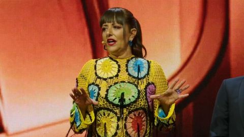 Yolanda Ramos durante la presentación del premio a mejor guion
