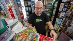 Fernando Miranda, propietario de la Librar�a Miranda