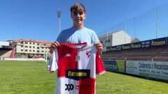 Lucas Castro, coa camiseta arlequinada