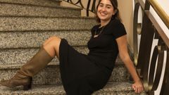 Berta Prieto, este viernes en el Galicia Palace de Pontevedra