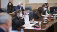 El pleno de la Diputaci�n en el que se debati� la adquisici�n de Suplusa, la pasada primavera.