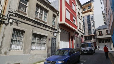 La vivienda afectada est en la calle Becerre, en el barrio de A Milagrosa