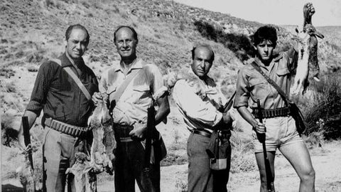 Fotograma del filme de Saura «La caza» (1965)