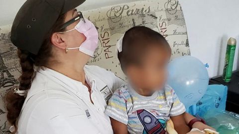 Beb� inmigrante hallado en M�xico