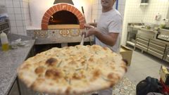 Pizzer�a La Saporita, en A Coru�a. 
