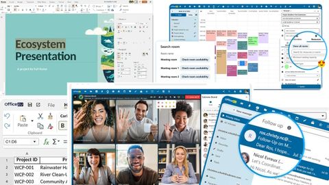 Capturas de los diferentes programas de�Office.Eu