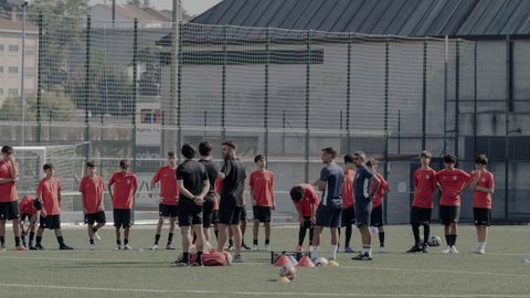 Campus de F�tbol Bosco - Atl�tico de Madrid.La actividad formativa empez� en las instalaciones de Salesianos Ourense