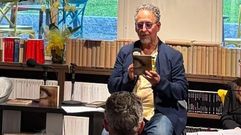 Francisco Garc�a-L�pez, en la presentaci�n de su libro