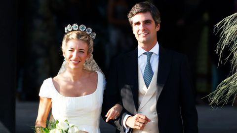 Miguel Matossian y Casilda de Nicolás, en su boda celebrada en Toledo