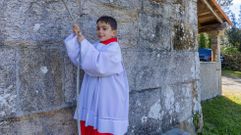 Jose Collazo, en Castrobux�n el pasado Domingo de Resurrecci�n