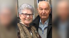 Constantino Barreiro con su mujer, Esperanza Romero