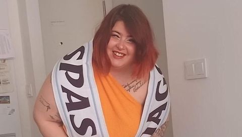 La aficionada celtista Jennifer Barbeito.