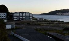 Antiguos astilleros Sicar, en la zona donde Portos pretende que se instale la f�brica.