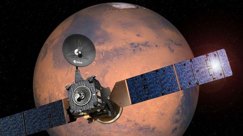 La NASA ya estudia el lugar para aterrizar en Marte