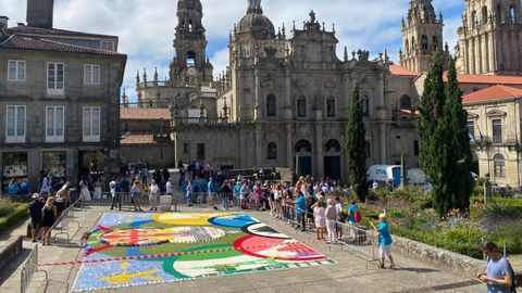 <span lang= gl >Imaxe da Alfombra do Ap�stolo confeccionada en xullo do 2025</span>