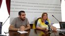 La alcaldesa de Langreo, Carmen Arbes� (derecha) junto al concejal de Urbanismo, Javier �lvarez
