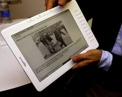 Imagen de archivo de un libro electr�nico