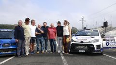 Pilotos convidados en el Rallyshow de As Pontes, organizadores y patrocinadores