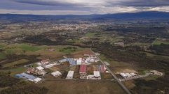 Vista del pol�gono industrial de Monforte, ahora pendiente de dos proyectos de ampliaci�n