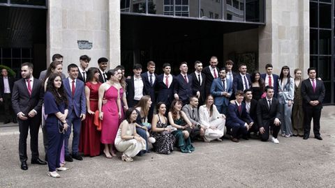 Graduacin de la cuarto promocin de Aeroespacial en Ourense