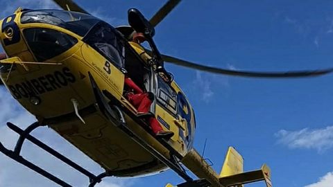 Rescate con el helic�ptero medicalizado