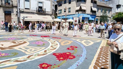 Gondomar tambi�n celebr� el Corpus y no faltaron sus excepcionales alfombras.