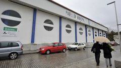 Exterior del pabell�n municipal de A Casqueira, en Pontedeume