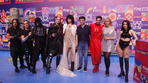 Los cantantes Megara, Alice Wonder, Agoney y Fusa Nocta