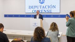 Rueda de prensa de Luis Menor tras la reunin de la Junta de Gobierno.