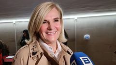 La doctora Mar�a Neira, antes de participar en la jornada 'Salud y Medio Ambiente: Retos para el sistema sanitario', que se celebra en Laboral Ciudad de la Cultura