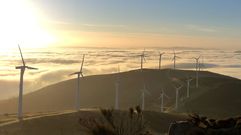 Parque e�lico de Paxareiras, en foto de archivo