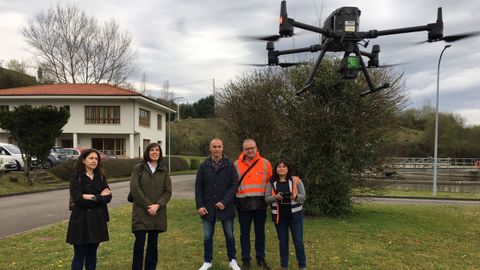 La viceconsejera de Medio Ambiente y Cambio Clim�tico, Nieves Roque��, en la presentaci�n del dron