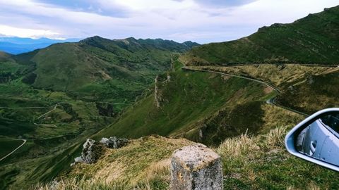 Zona cercan a donde se produjo el accidenteen el puerto de Lunada.