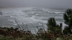Temporal en A Lanzada
