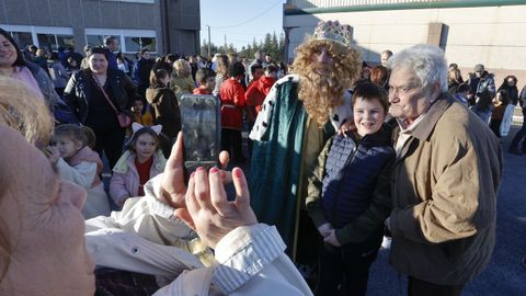 Los Reyes Magos visitaron tambin el colegio de O Corgo.