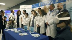 Un dispositivo de realidad virtual permiti� experimentar c�mo es tener enfermedad renal cr�nica a quienes pasaron por la mesa informativa instalada en el CHUO.