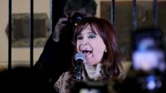 Cristina Fernndez, dirigindose a sus seguidores tras conocerse el fallo