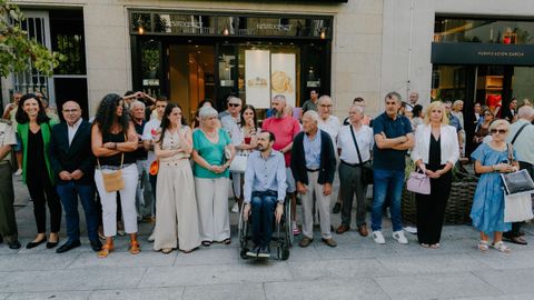 Homenaje pstumo en Ourense al guardia civil Juan Manuel Fernndez Caride,  fallecido en el 2018 cuando estaba en servicio activo.