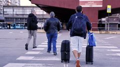 Cuarta jornada de paros en la estaci�n de autobuses de A Coru�a