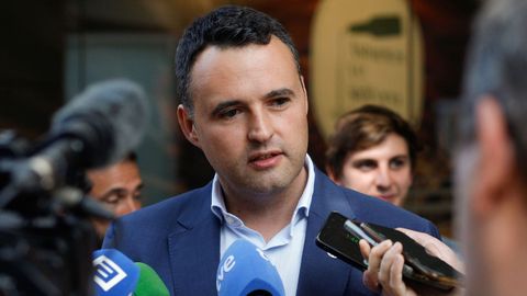 El consejero de Hacienda, Justicia y Asuntos Europeos del Principado de Asturias, Guillermo Pel�ez