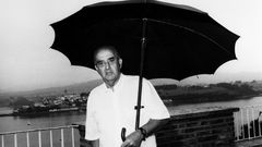 Fernando Mor�n en Ribadeo en 1992