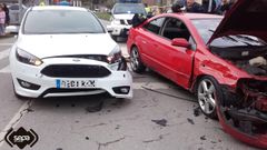 Accidente de trfico en Mieres